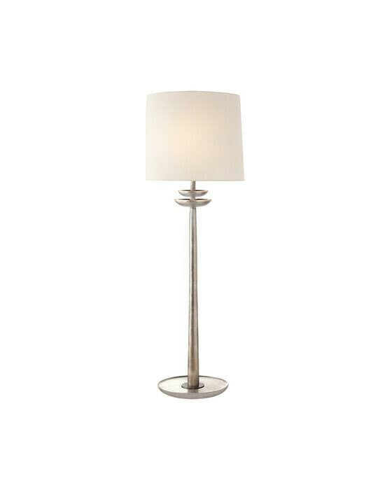 Beaumont bordslampa silver