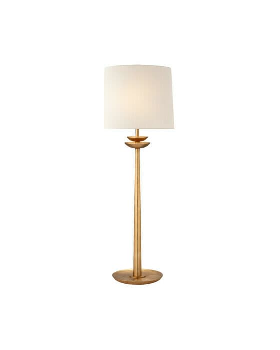 Beaumont bordslampa guld