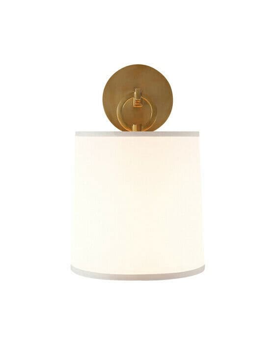 French Cuff vägglampa mässing