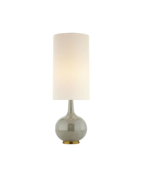 Hunlen bordslampa grå