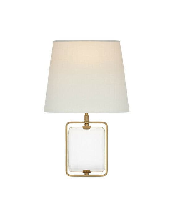 Henri Framed Jewel vägglampa antik mässing