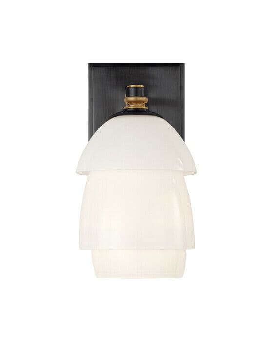 Whitman vägglampa brons