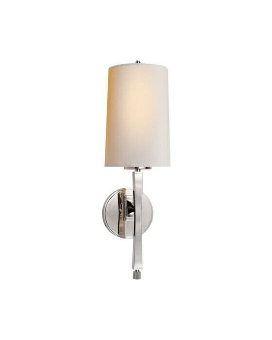 Edie vägglampa nickel