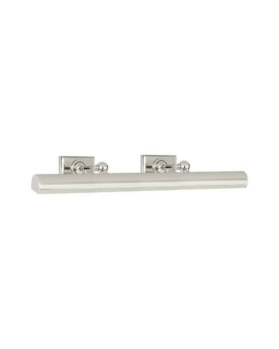 24"" Cabinet Maker"'s tavelbelysning nickel