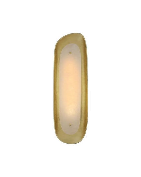 Samos Tall Sculpted vägglampa Gild