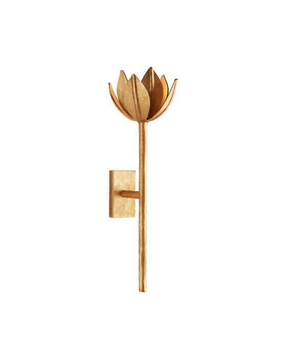 Alberto vägglampa guld M