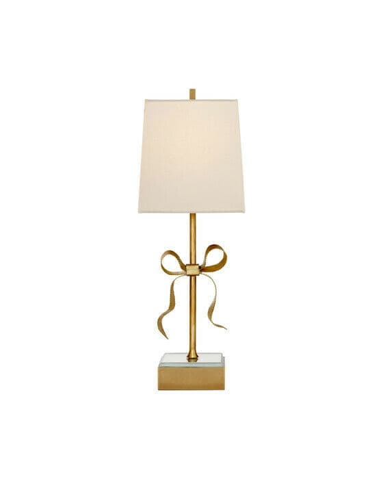 Ellery Gros-Grain Bow bordslampa mässing