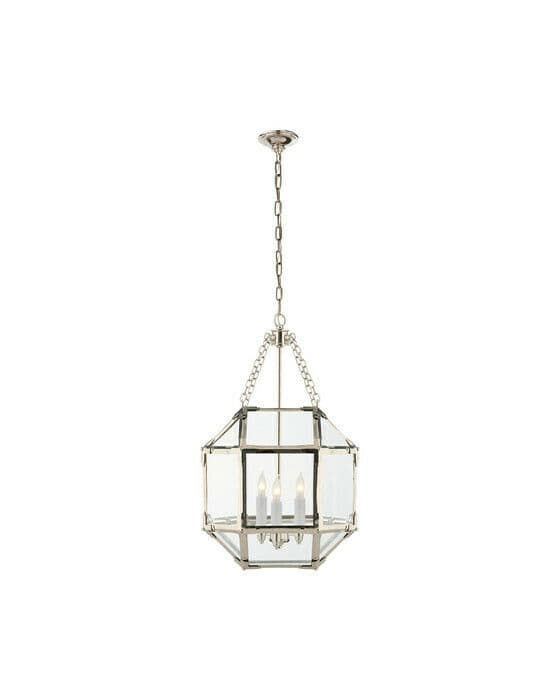 Morris taklampa nickel