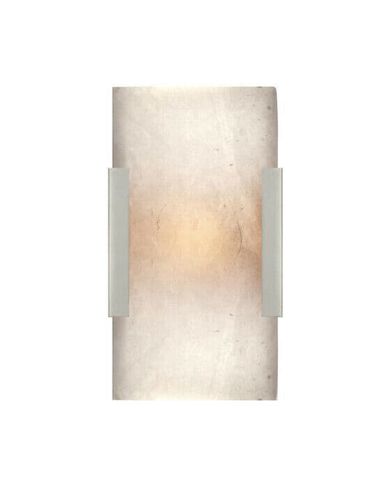 Covet Wide Clip badrumsbelysning nickel