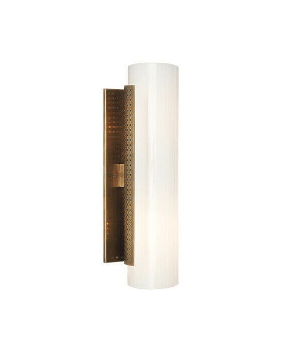 Precision Cylinder vägglampa mässing