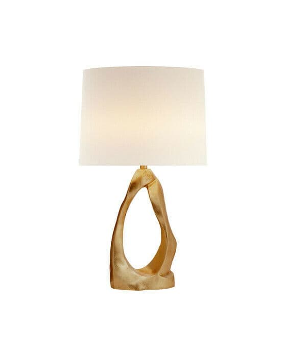Cannes bordslampa guld
