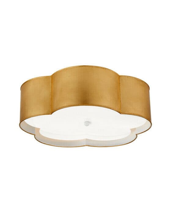 Bryce Flower plafond guld L