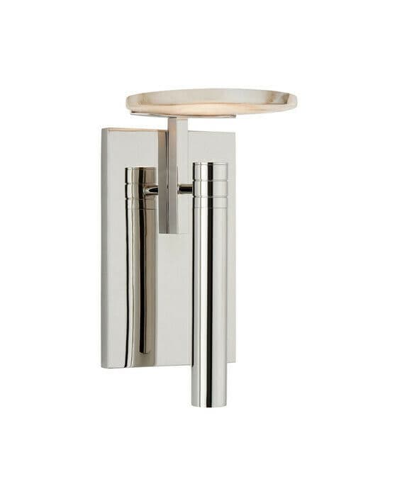 Melange Floating Disc vägglampa nickel