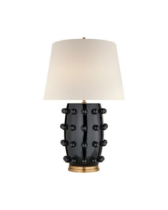 Linden bordslampa svart