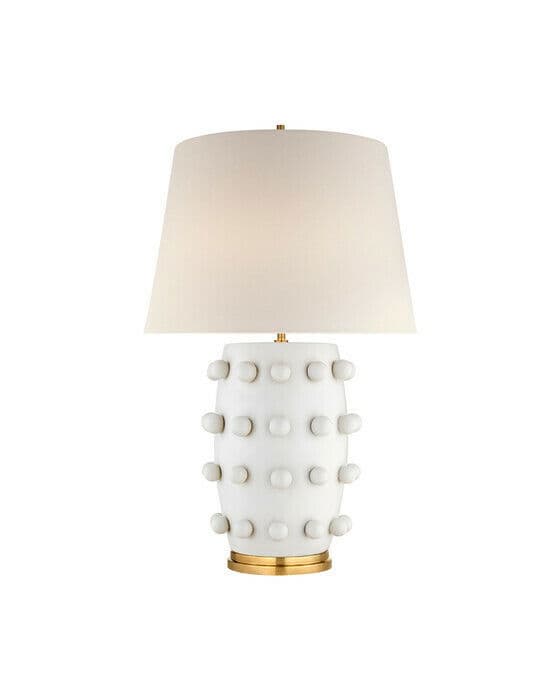 Linden bordslampa vit