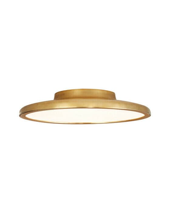 Dot 13" plafond mässing