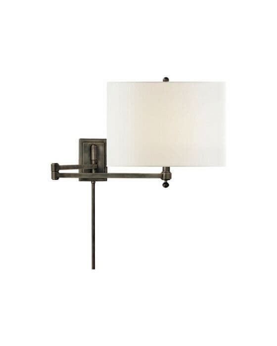 Hudson vägglampa brons