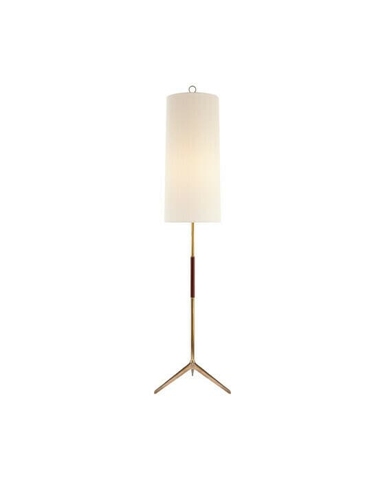 Frankfort golvlampa antik mässing