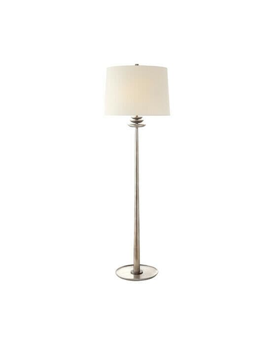 Beaumont golvlampa silver