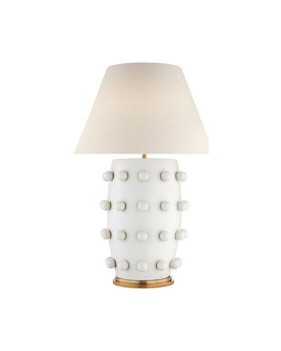 Linden bordslampa vit