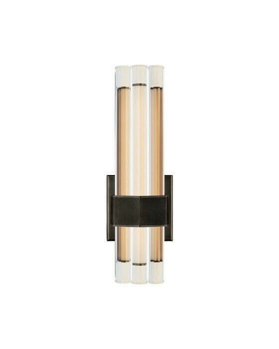 Fascio 14"" Asymmetric vägglampa brons