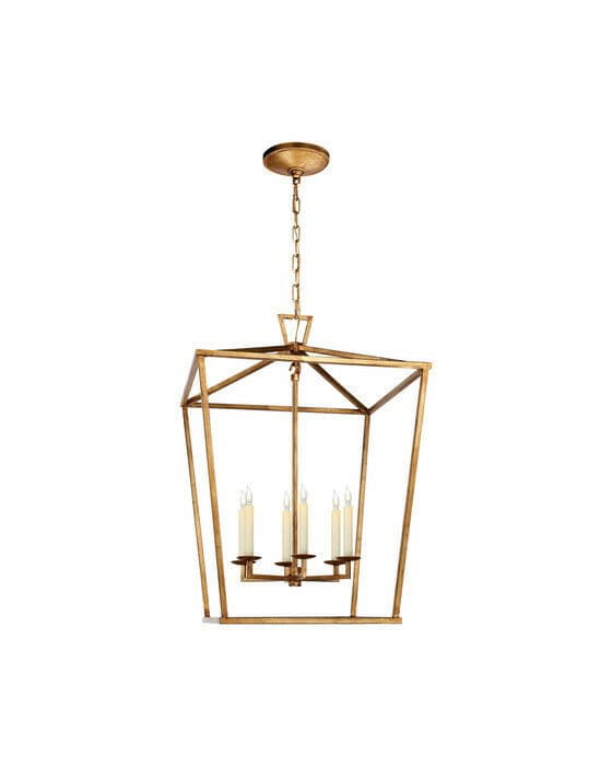Darlana taklampa gilded iron