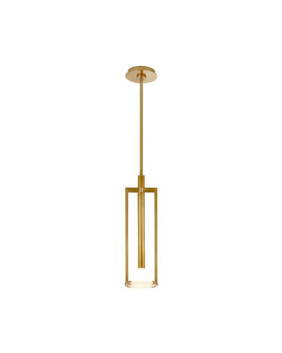 Melange Floating Disc takpendel antik mässing S