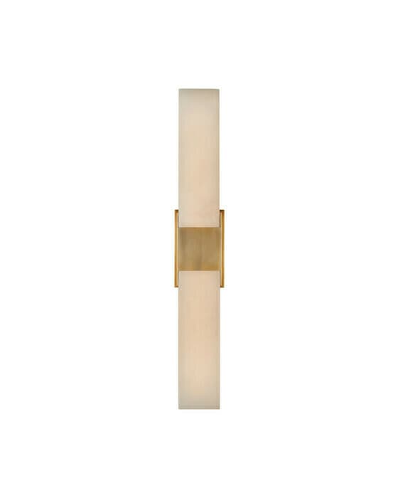 Covet vägglampa dubbel mässing