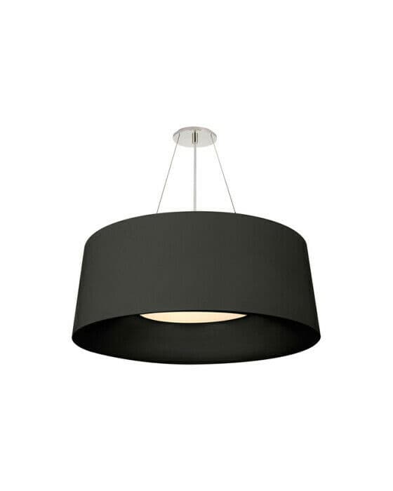 Halo taklampa svart M