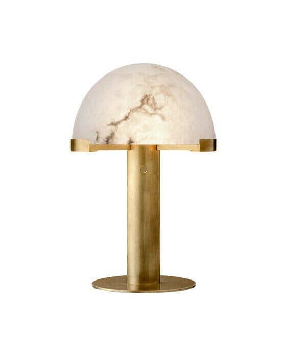 Melange skrivbordslampa mässing