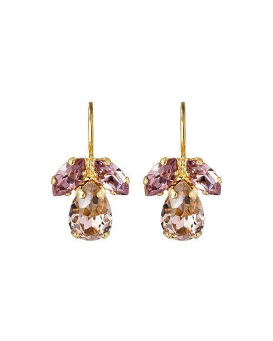 Petite Timo örhängen vintage rose