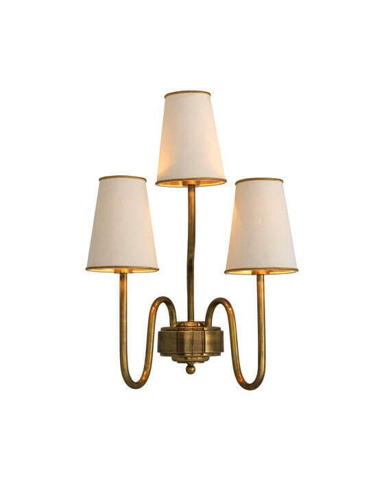 Bergerac vägglampa exkl skärmar OUTLET