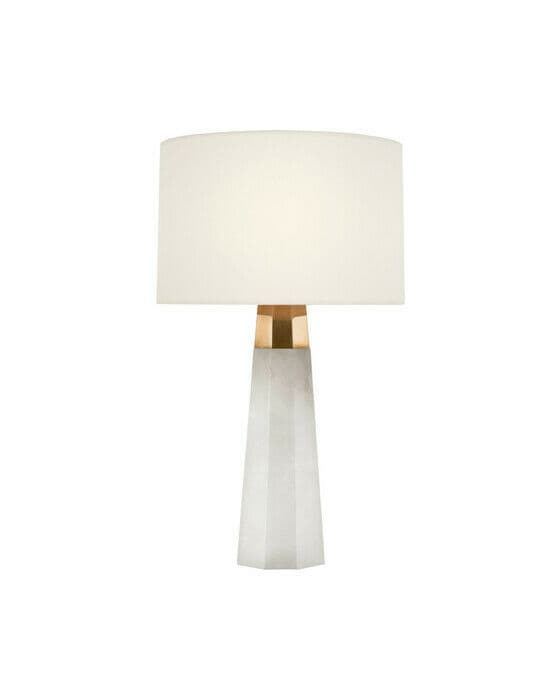 Olsen 15" portabel bordslampa alabaster