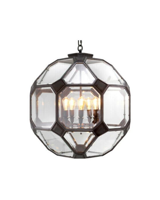 Olympia taklampa brons