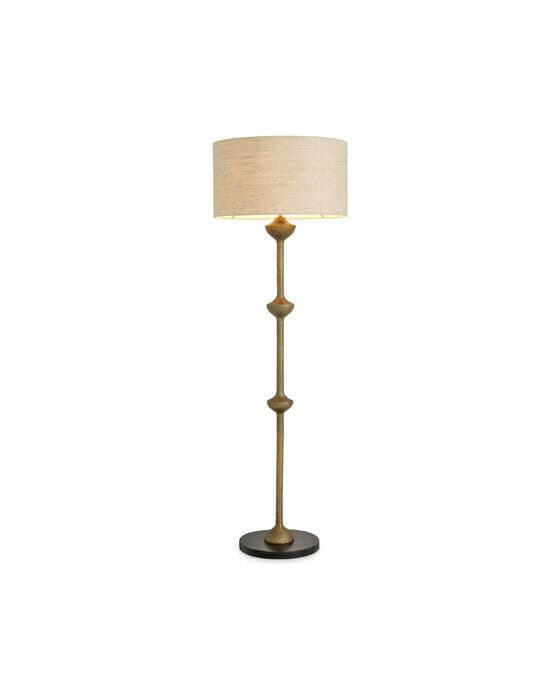 Lucente golvlampa antik mässing