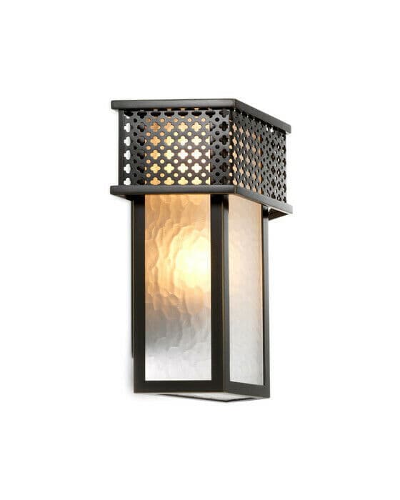 Minerva vägglampa brons