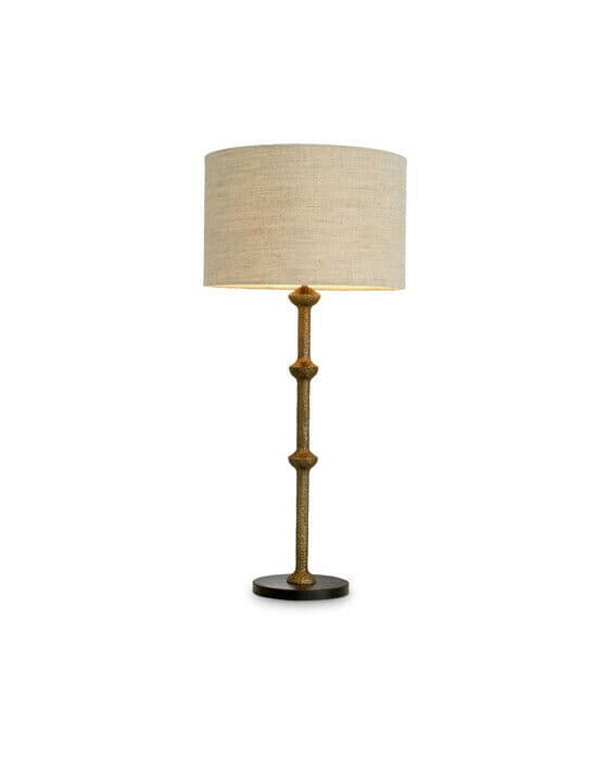 Lucente bordslampa antik mässing