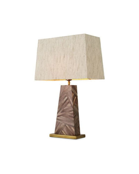 Gaultier bordslampa brun