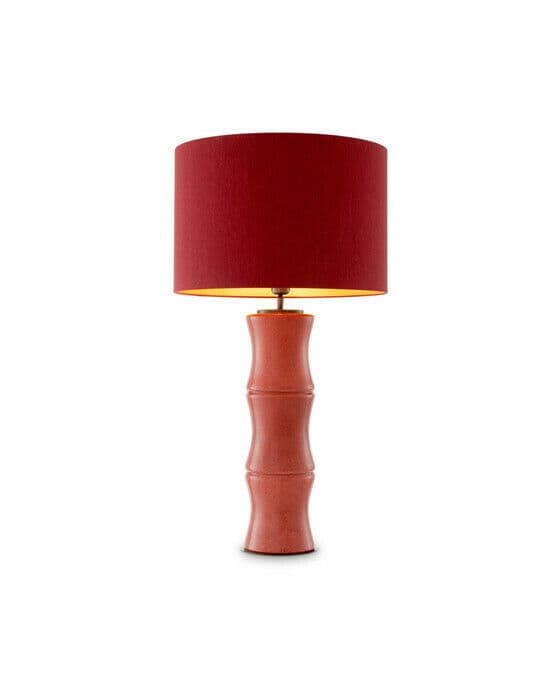 Bonny bordslampa korallröd