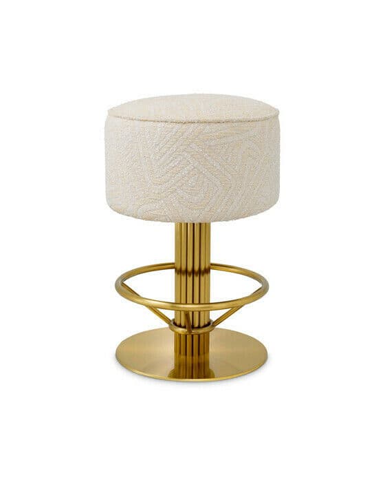 Carleton barstol camari cream låg