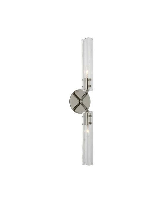 Casoria 23" vägglampa nickel