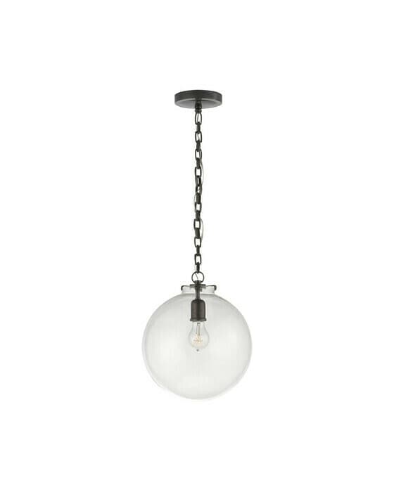 Katie Globe takpendel brons/klarglas