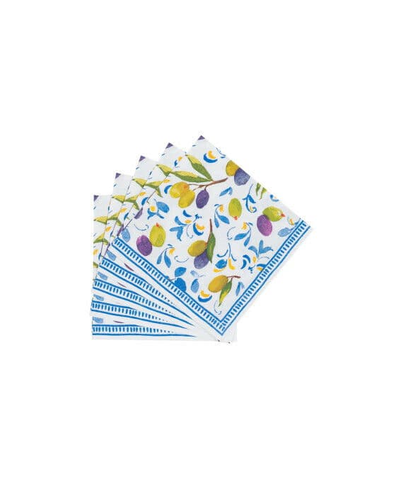 Mediterranean Blue cocktailservetter 20-pack