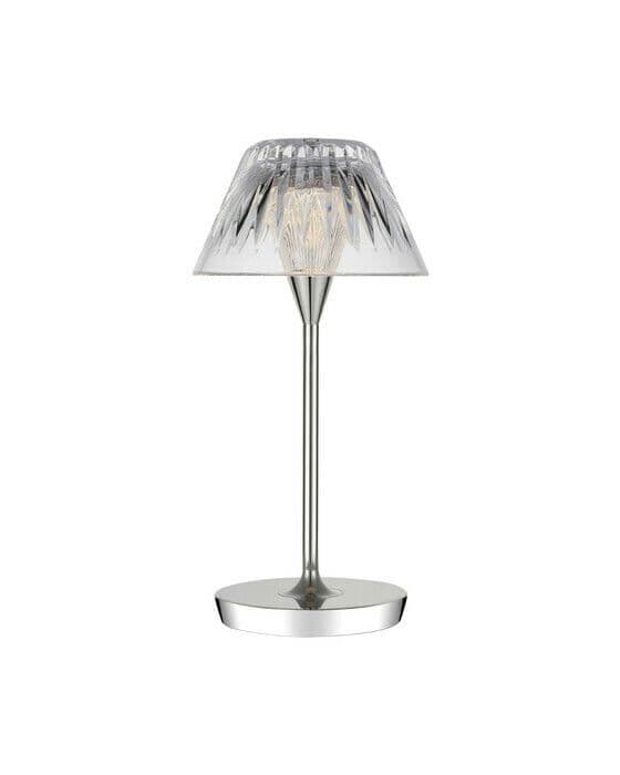 Blaze 12" bordslampa uppladdningsbar nickel