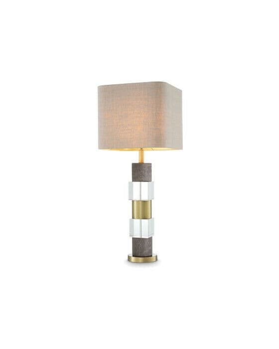 Cullingham bordslampa grey marble