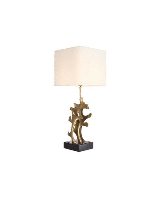 Agapé bordslampa antik mässing