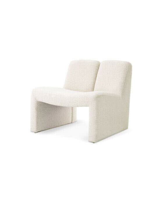 Macintosh fåtölj bouclé cream
