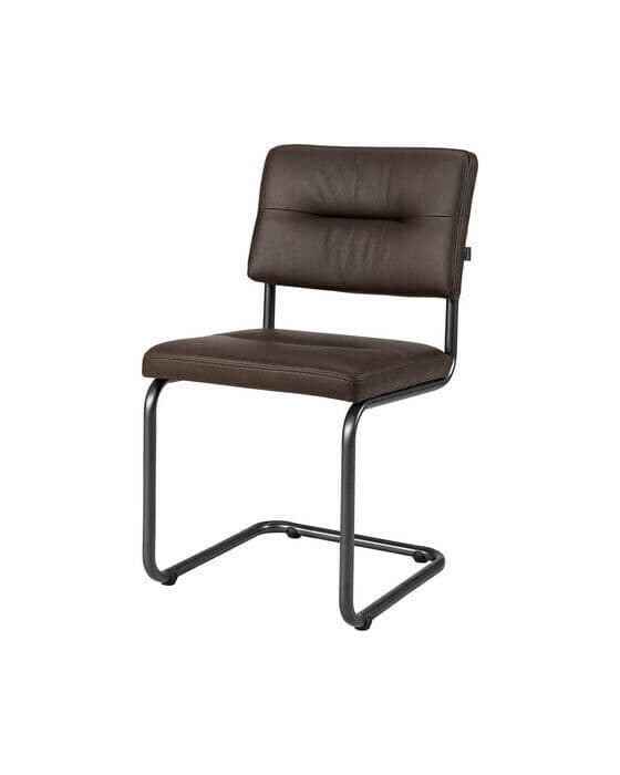 Caspian matstol läder espresso OUTLET