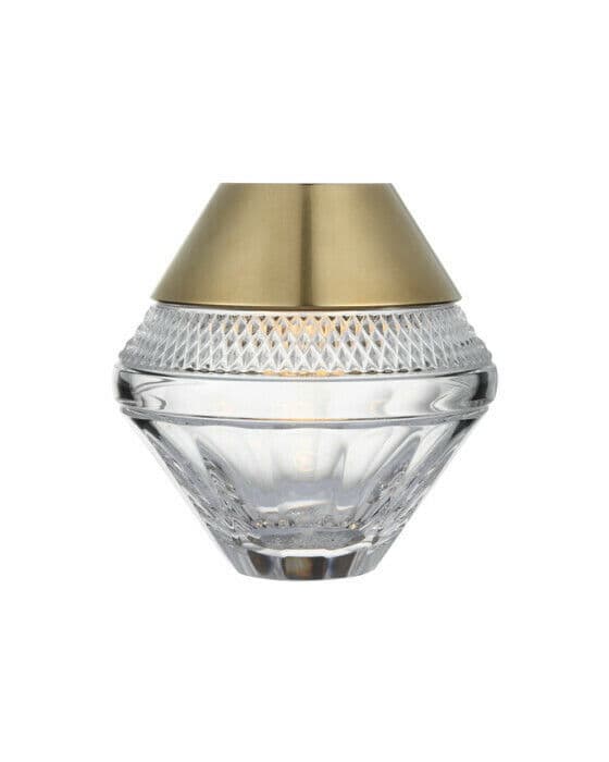 Copper Coast 5" bordslampa uppladdningsbar mässing