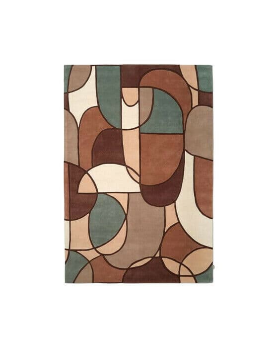 Modern Abstract matta multi pastell